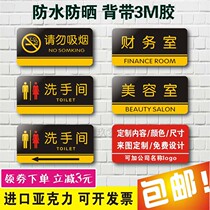 Acrylic Door Plate Office Section Plate Company Department Sign Plate Sign Plate Conference Room General Manager Room