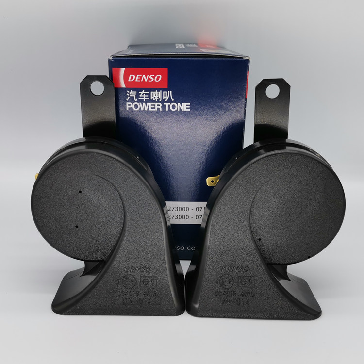 DENSO electric heald car whistle horn 12v super loud high and low sound waterproof snail horn Toyota single and double plug universal