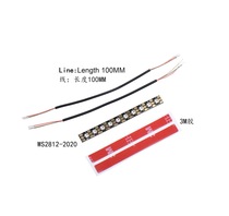 JHEMCU WS2812 flexible light bar soft circuit board can cut WHOOP for F3 F4 F7 flight control