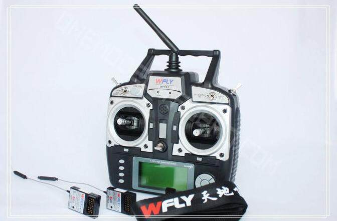 Spot universe fly 7 pass 2 4G remote control WFT07 2 4G with receiver Sky 7 model drone fixed wing