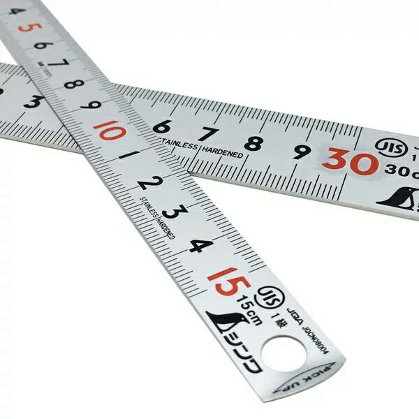 Japan affinity Penguin stainless steel trim ruler 13131 13134 13128 10CM 15 30 60 1M