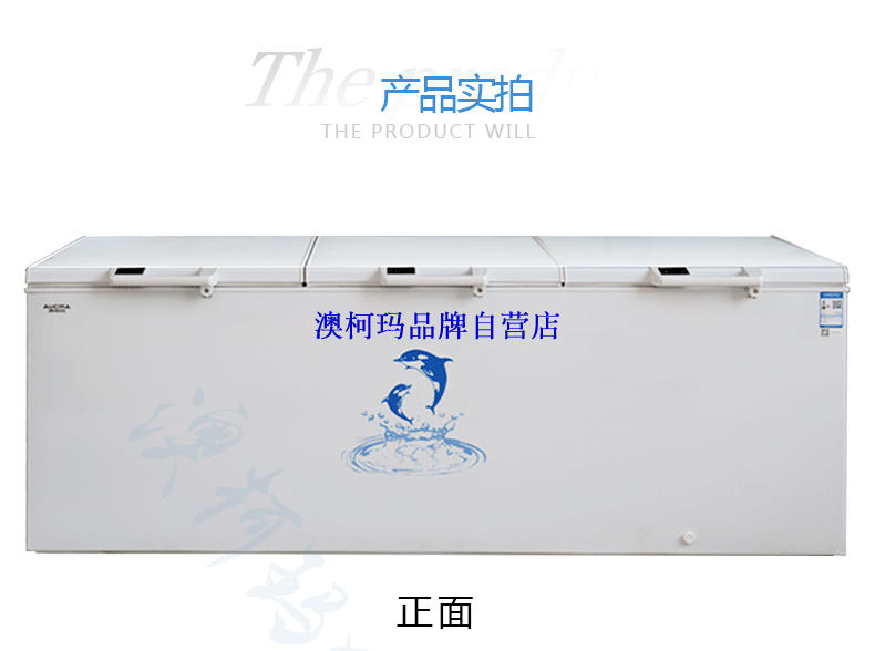 Aucma Aucma BC BD-828D tủ đông thương mại công suất lớn ngang ba tủ đông lớn - Tủ đông tủ đông funiki