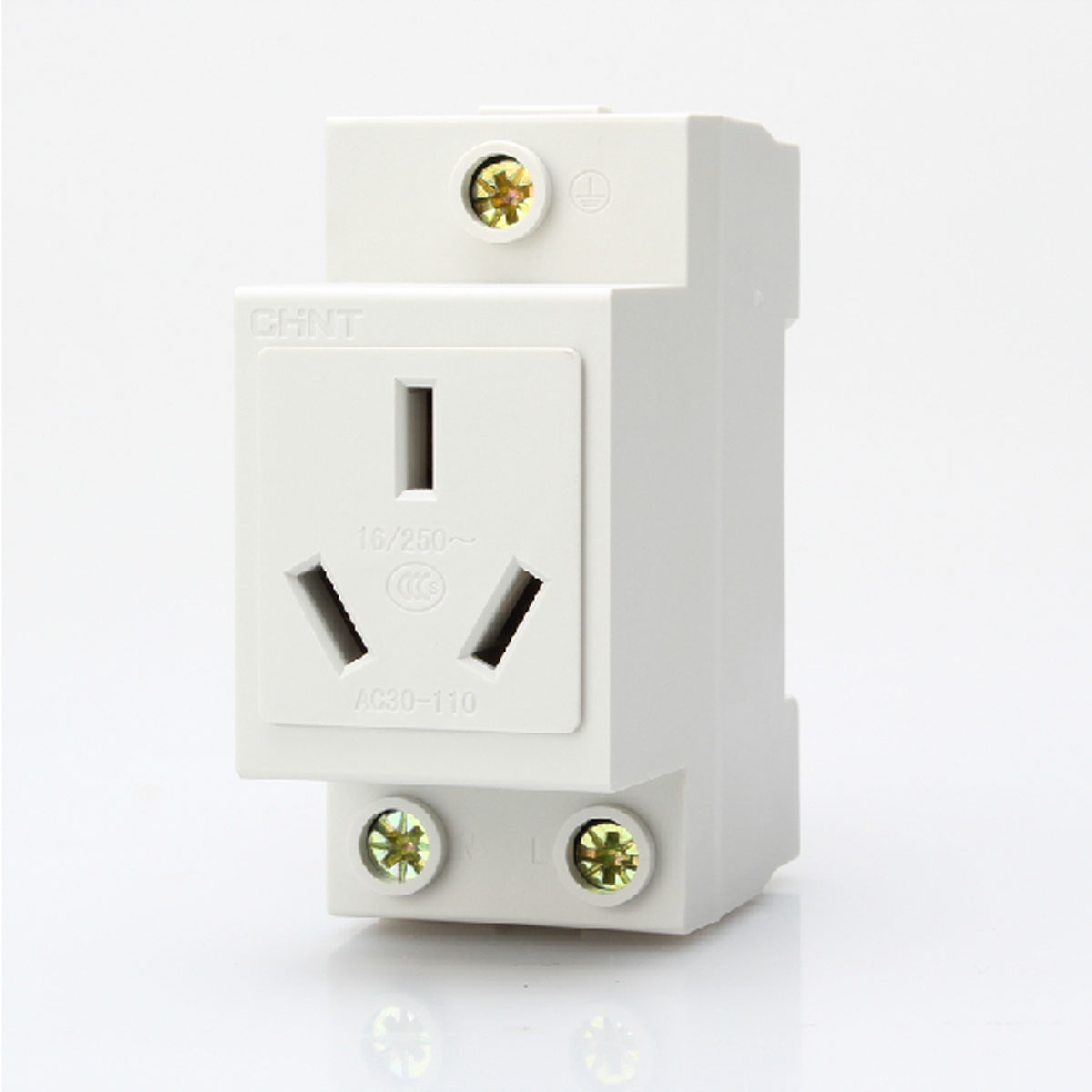 Positive Thai Switch Socket AC30-110 16A Three-hole socket AC30 series Zhengtai socket