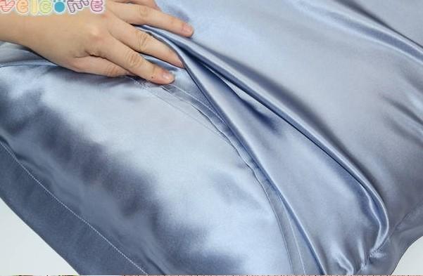 100% lụa dày gối lụa nặng lụa gối đứng về phía 30 Mumi vận chuyển màu đen và trắng - Gối trường hợp gối chống trào ngược concung