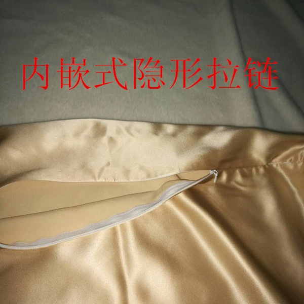 Lụa nặng 25 38 40 50 m gạo 100 mủ cao su latex nhớ cổ tử cung đơn và đôi - Gối trường hợp gối