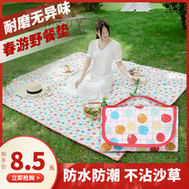 Outdoor camping picnic mat moisture-proof thickened park beach lawn portable waterproof mat for spring outing