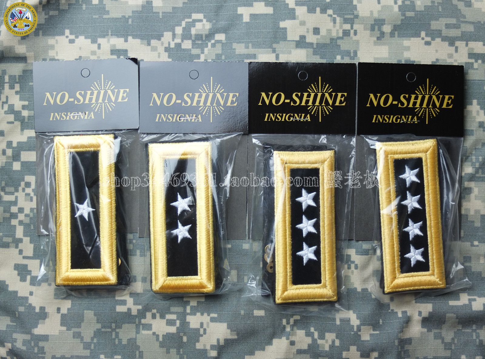 US ARMY US Army to rank official Brigadier General ASU Army with Shoulder Badge Nylon Silk Version-Taobao