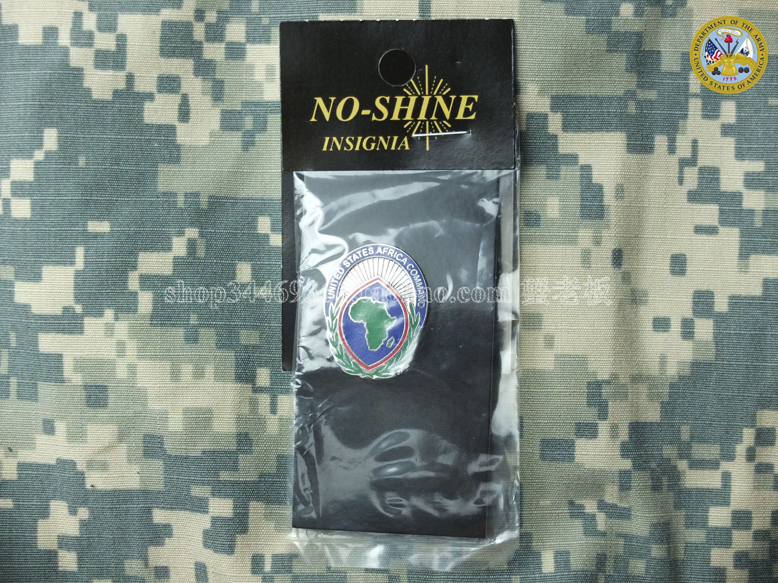US ARMY US Africa Command Army Members Team Recognition Chapter DUI DI-Taobao
