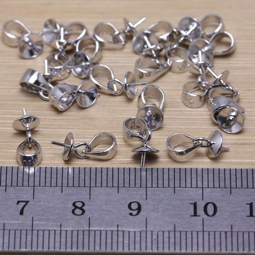 Платиновая подвеска, бусины, аксессуары, серебро 925 пробы, 3мм, 4мм, 5мм