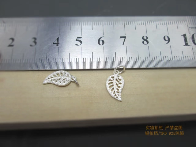 Mặt dây chuyền bằng bạc 925 sterling bạc bạc DIY đỏ dây đeo vòng tay vòng chân phụ kiện vòng cổ sterling bạc mặt dây chuyền hàng loạt - Vòng chân