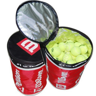 New Wilson Tennis Bucket Ball Bag Thickened Waterproof Insulated Shoulder Bag 100pcs