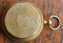 Hunting Silver Gold Plated Seven Beams Pocket Watch 3615