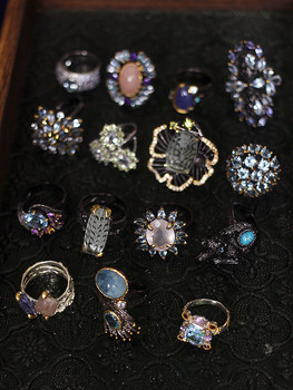 Italian amethyst topaz 925 silver ring