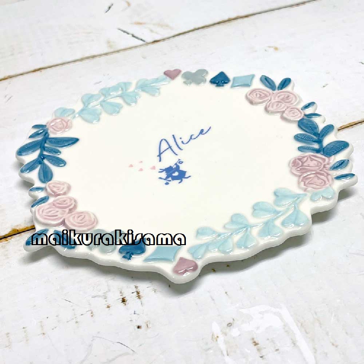 Japan Disney Sunart Alice in Wonderland Ceramic Tableware Tea Cup Plate Teapot Playing Card Soldier