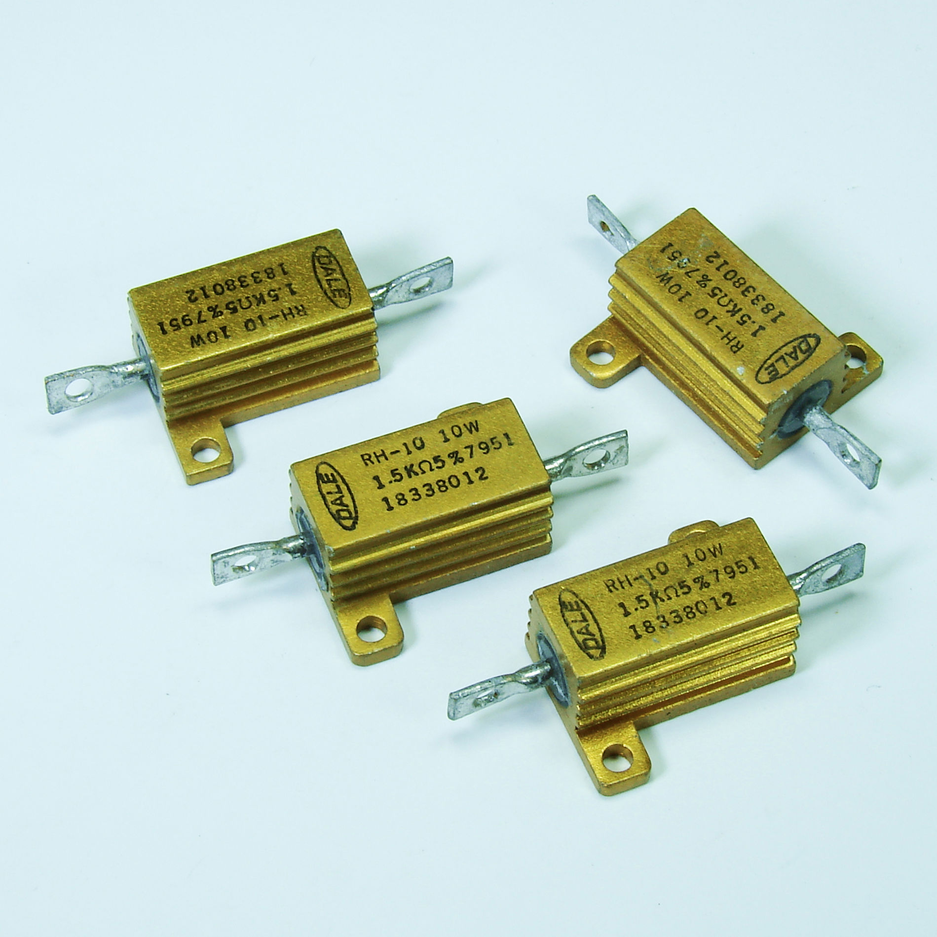 Imported Mexico 1 5K 10W DALE RH-10 aluminum shell wire wound resistance VISHAY 1K5