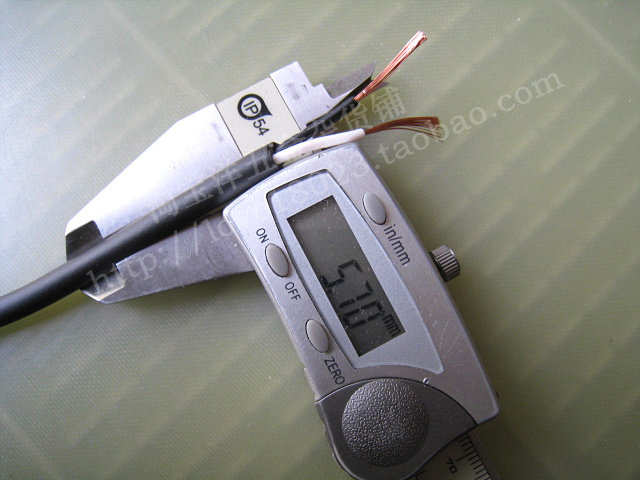 Inventory imported power cord 2 core 0 5 square wire 2 core power control line lamp head line