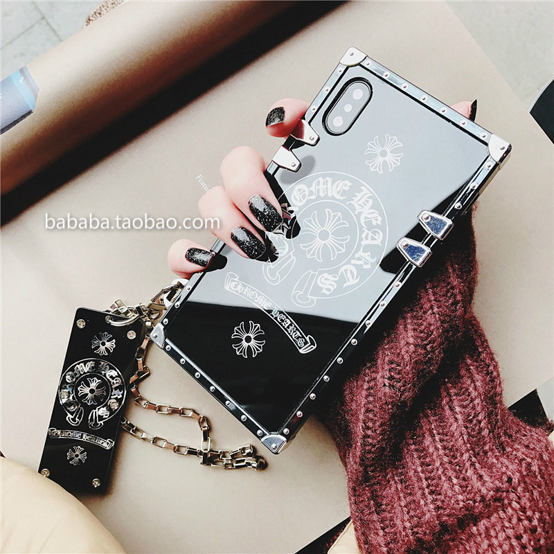 Trendy Brand Acrylic Glossy Case Suitable for iPhone 15 Pro Max, 16/17 Personalized Creative Apple 14 Protective Cover, 12 Pro Max Full Edge Silicone Premium 11X Apple 13 Unisex Model