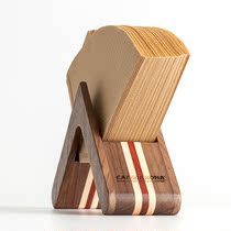Coffee filter paper holder V60 fan-shaped V-shaped universal walnut hand-brewed coffee filter paper holder CAFEDE KONA