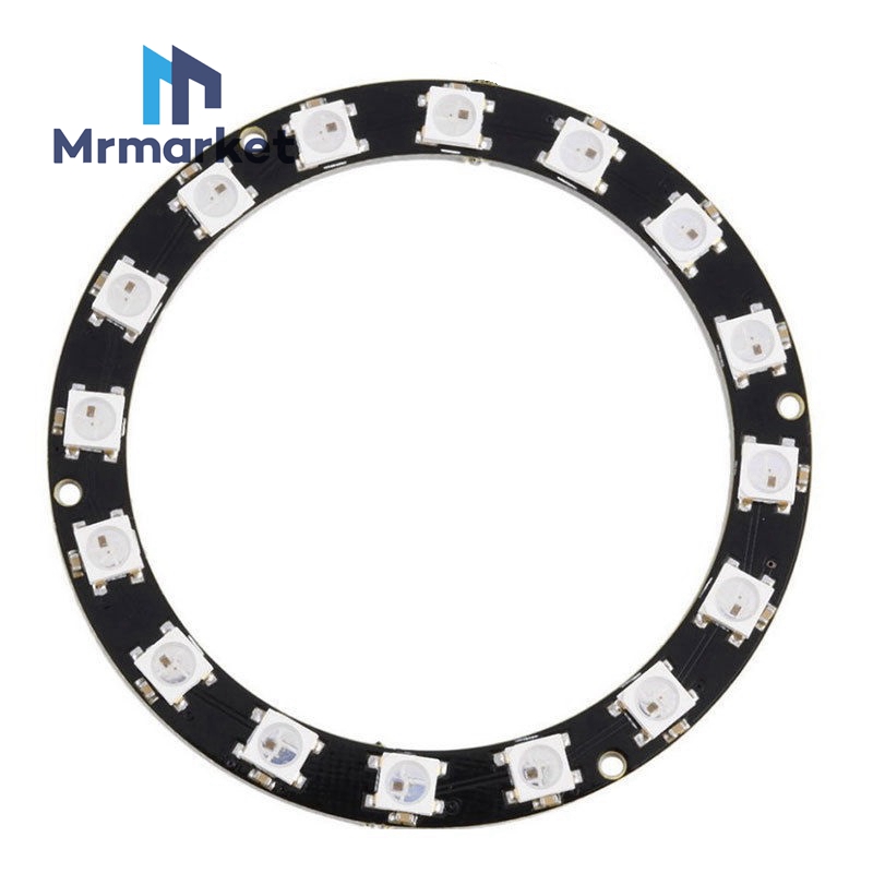 16 bit WS2812 5050 RGB LED Intelligent Full Color RGB Ring Development Board - Great Ring