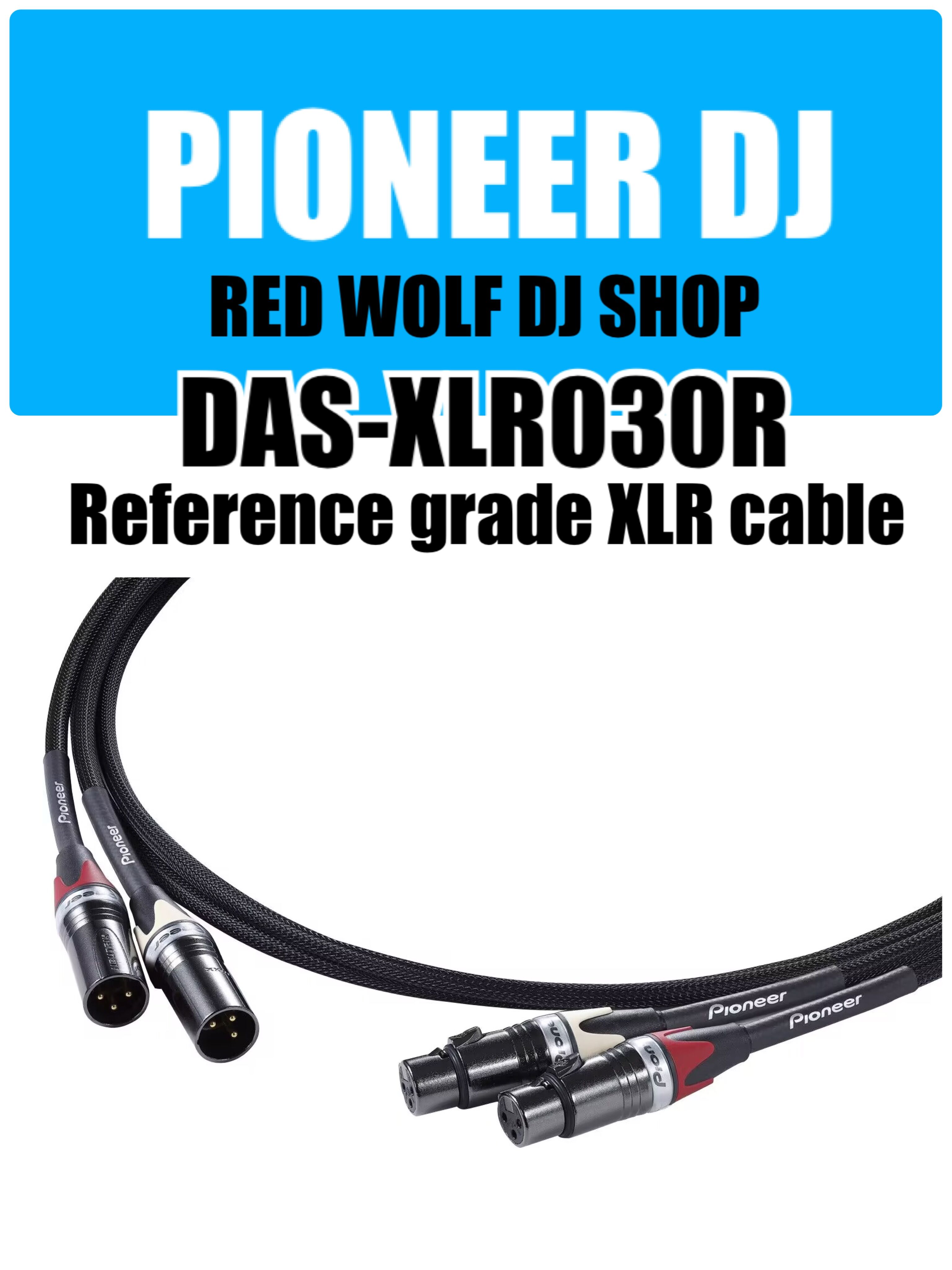 PIONEER spearhead DAS-XLR030R Reference grade XLR cable with reference class cable-Taobao