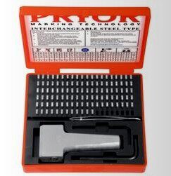2020 Clearance German Hoffmann Interchangeable Number and Letter Punch Ordinary Handwriting Set 085480