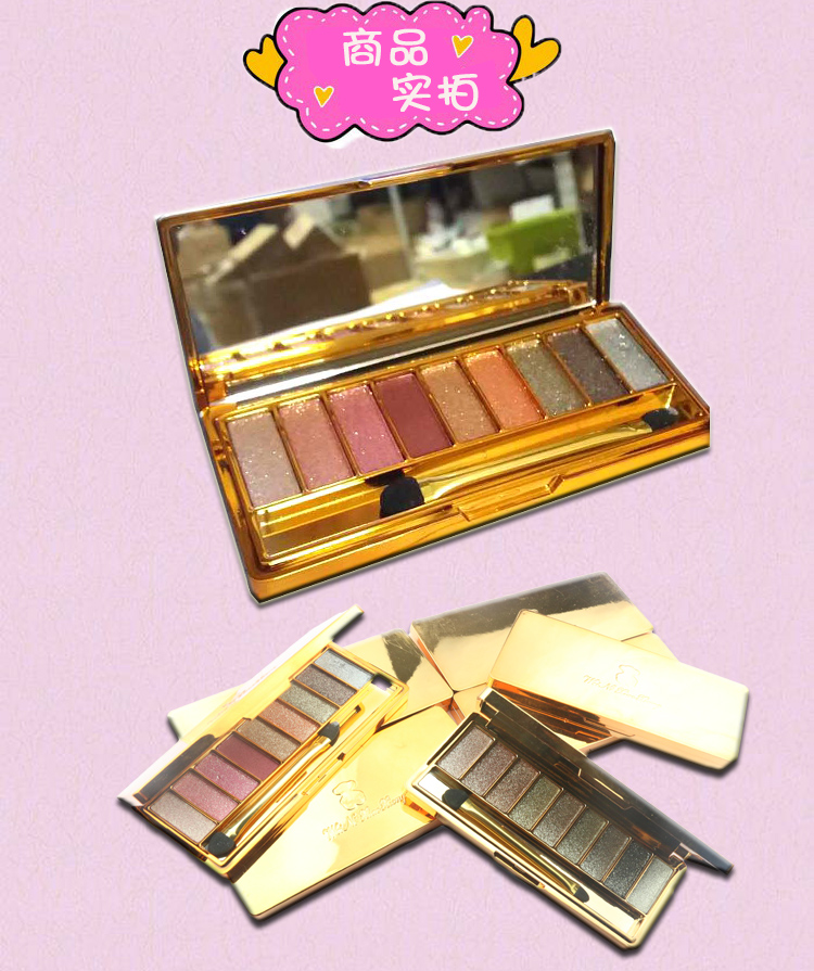 Bóng mắt pooh gấu phấn mắt ngọc trai 9 màu kim cương 璀璨 đầy màu sắc mua 3 tặng một - Bóng mắt bảng phấn mắt nội địa trung