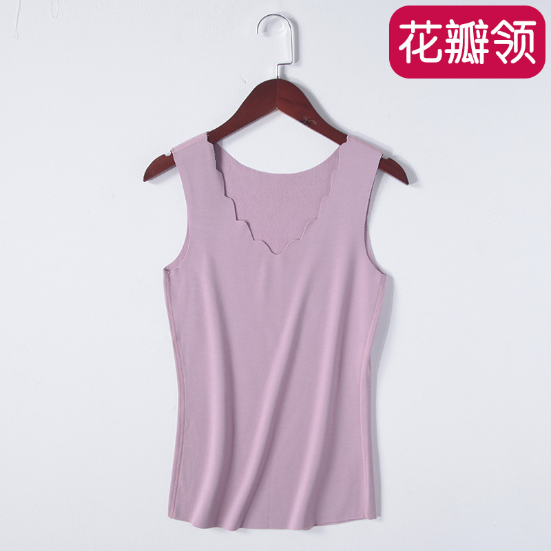 Bà De-nhung phi quét ấm vest từ sling đồ lót nhiệt cộng với nhung dày bên trong mặc một mùa xuân đáy-up và mùa thu áo khoác.