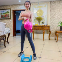Fitness yoga kettlebell Female injection kettlebell binaural handle Sports equipment Pilates yoga shaping dumbbell