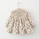 Baby girl dress girls 2022 new style Korean version 2 baby autumn clothes 1 year old cotton clothes princess skirt