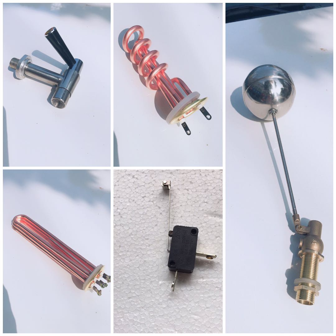 Zhengxin electric water heater Commercial heating tube Float valve Faucet switch thermostat accessories