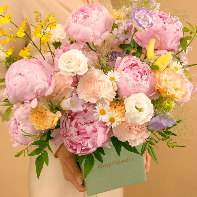 Peony Box Peony and Flower Only