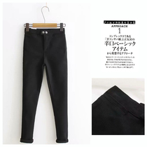 Foreign trade Europe and the United States single-cut Counter Special original tail single autumn and winter small black pants magic pants Joker leggings