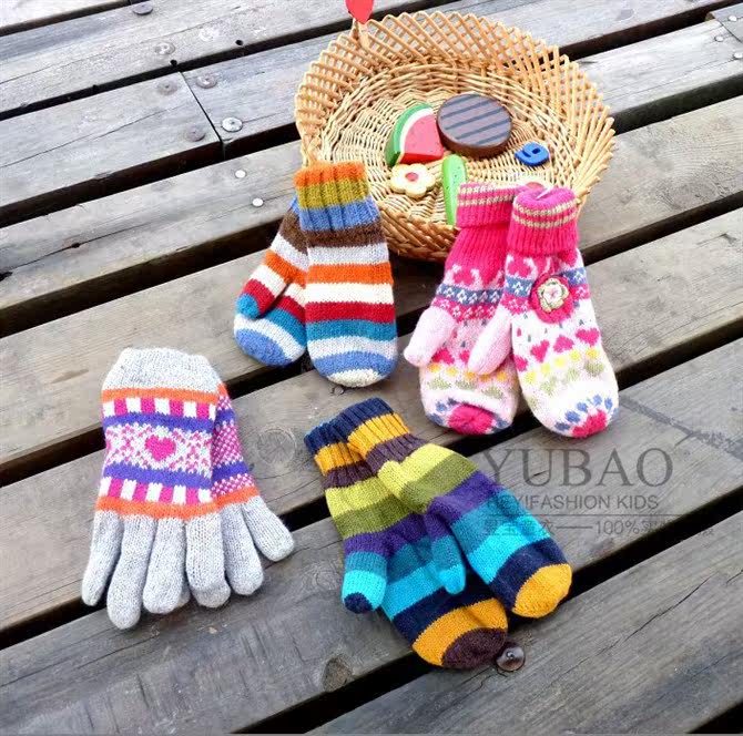 Gants pour enfants en laine - Ref 2146575 Image 13
