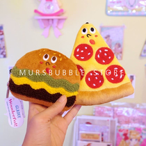 Spot Japan GLADEE Cute Cartoon Creative Burger Styling IC Card Zero Wallet Coin Bag