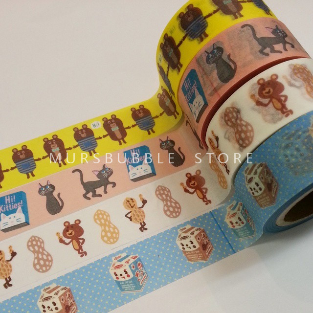 Spot GLADEE collecting and decorating digital milk box milk carton handmade and paper-made adhesive tape
