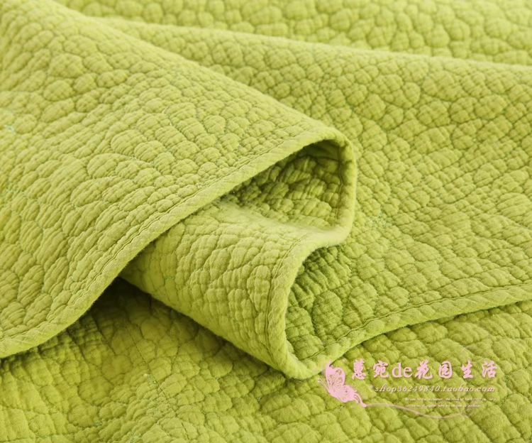 Chất liệu cotton in màu chính hãng được giặt chăn bông phủ chăn ba mảnh, chăn bông đơn giản