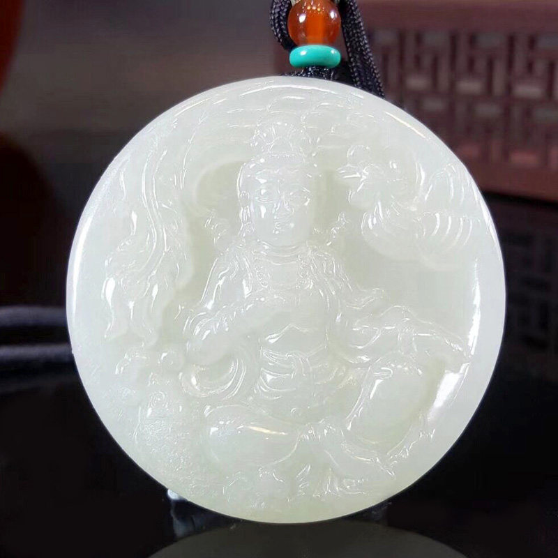 Xinjiang and Tian Yuyu Yuyu Yuyu Yuyu Yuyuan Yuyuan Yuyuan Yuyuan Yuyuan Yuyuan Yuyuan Yuyuan Men's Guardian Necklace