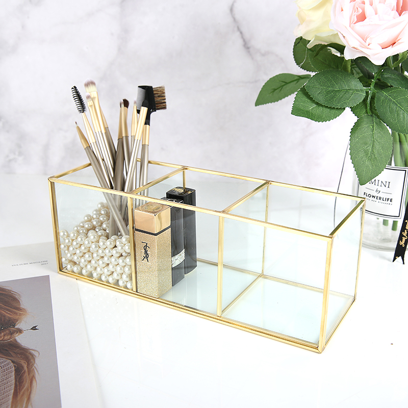 Nordic Glass Makeup Brush Containing Barrel Lipstick Red Makeup Brush Containing Barrel Beauty Brush Barrel Pen Medecor Tool Containing Barrel