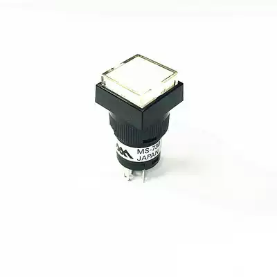 Japan SANSHAN MS-730F1SN BUTTON button reset WITH light SWITCH WHITE LIGHT 16MM