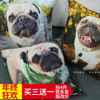 Pug dog PUG gối chó ôm gối chó gối cafe mềm gối gối chó phòng khách phòng ngủ gối sofa đẹp