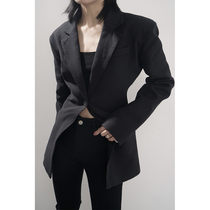 LAN VIVIER T profile slim waist single button suit design sense cool drag fried street suit jacket women