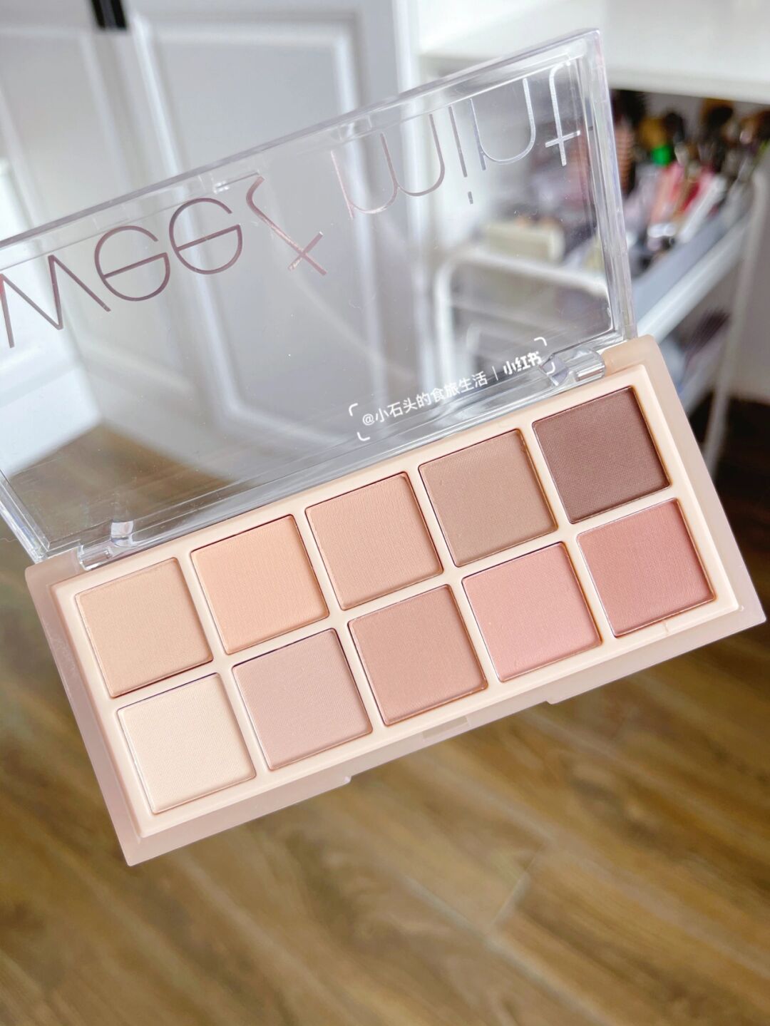 The full matte milk tea color is too gentle to sweet mint 10 color eye disk 05 milk tea plate bare