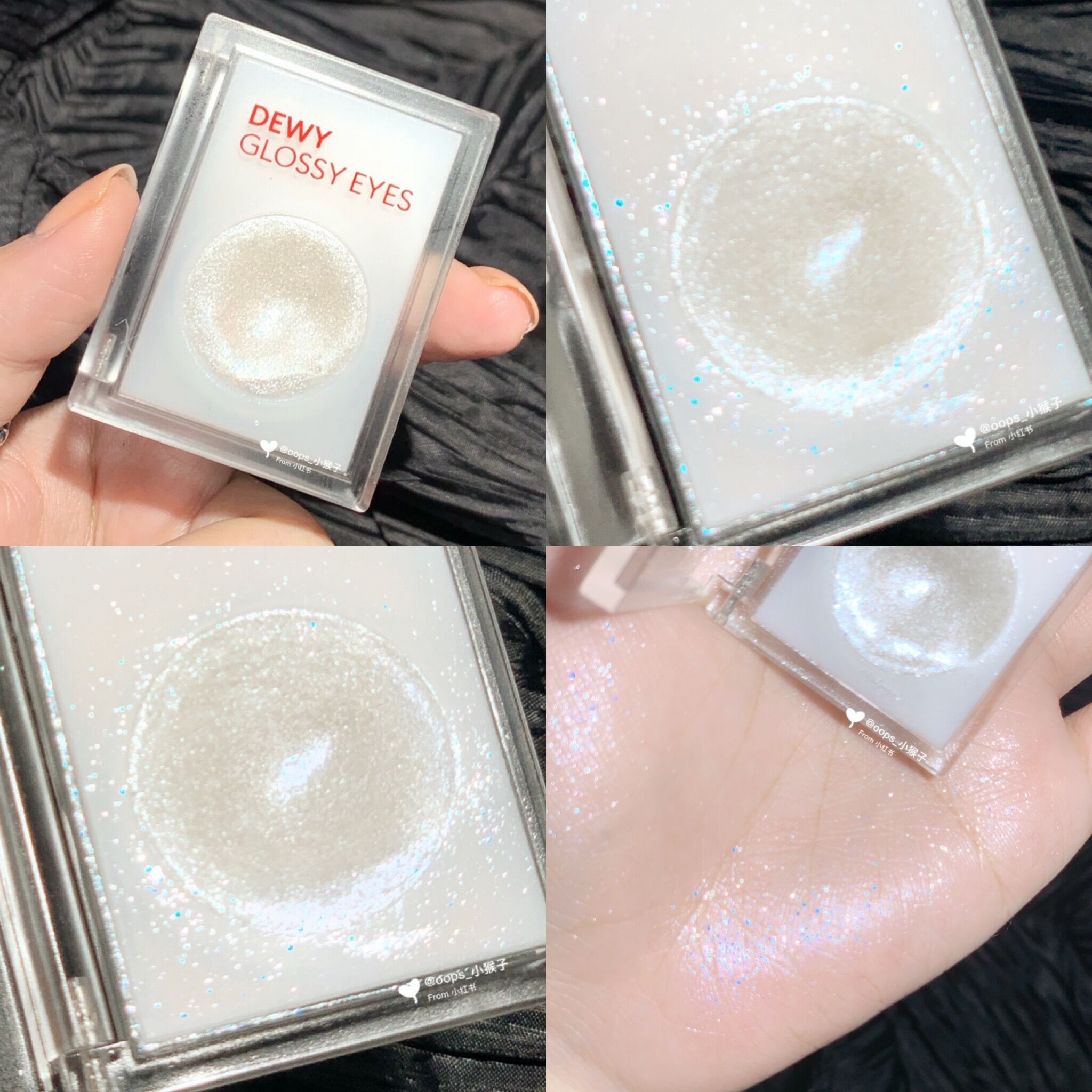 Poplar milk sequin color Korea missha broken drill monochromatic eye shadow mashed potatoes high light white beach