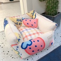 Original hand-made custom super soft nest liner removable and washable dog nest cat nest deep sleeping nest ins four seasons bed strawberry