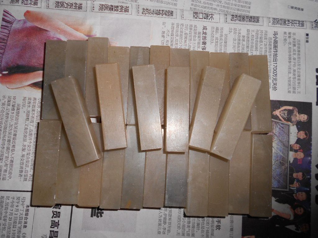 Over 30 Dandong stone lighting jelly practice seal fine polishing 1 5*6