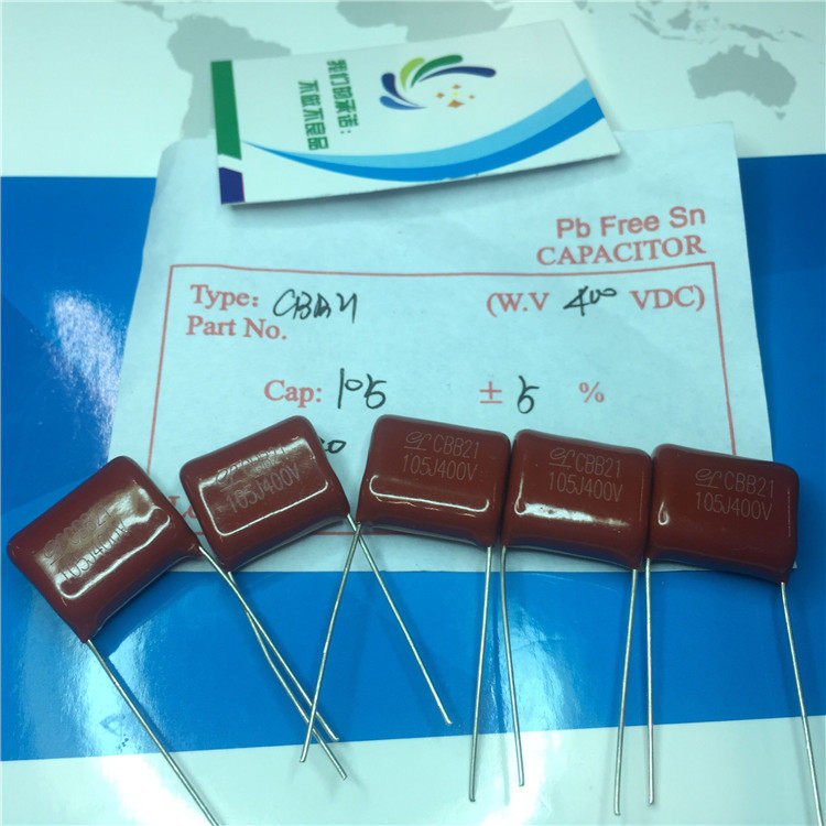 Johnson CBB thin film capacitor 400V105J5%P = 20MM foot distance 1UF 100V with UL certification 1000NF