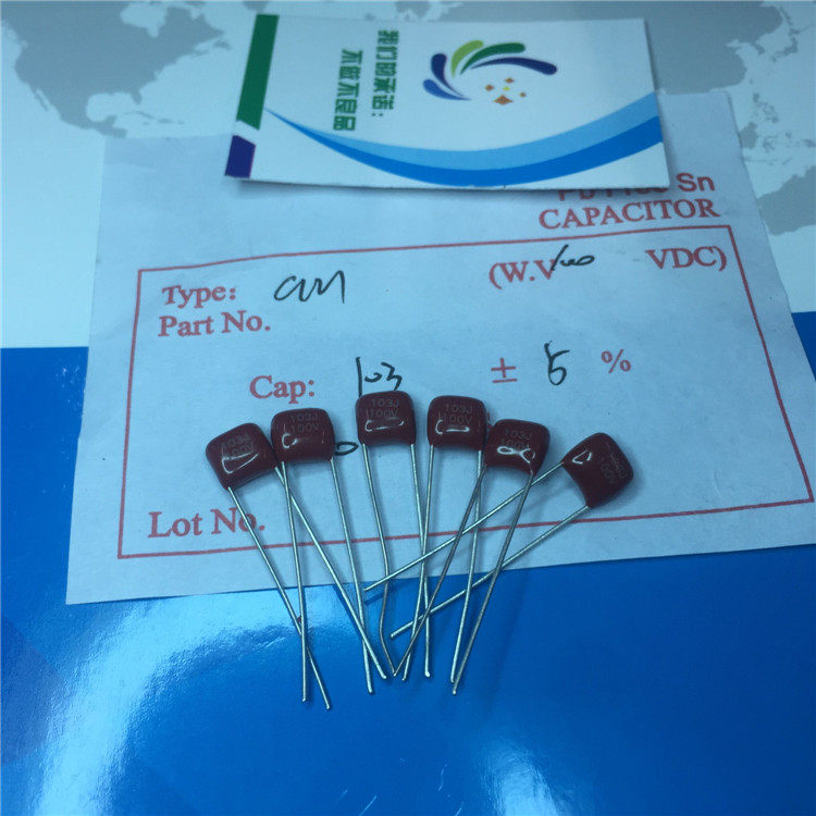 Johnson CBB film capacitor 630V103J 5%P=10MM pitch 10NF 630V with UL certification 0 01UF