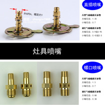 Hailan gas stove natural gas liquefied petroleum gas (LPG) artificial gas nozzle a set (one large and one small 1)