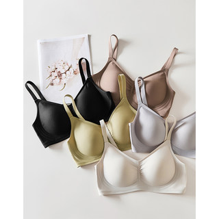 Jianman Jelly Soft Support. Seamless Care Underwear Ergonomic Push-Up Anti-Side Spillage Breathable Soft Bra