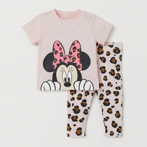 2022 Summer Girls Pink Short Sleeve T - shirt Package 5 Childrens Clothing Cotton Town Grous Two Pieces